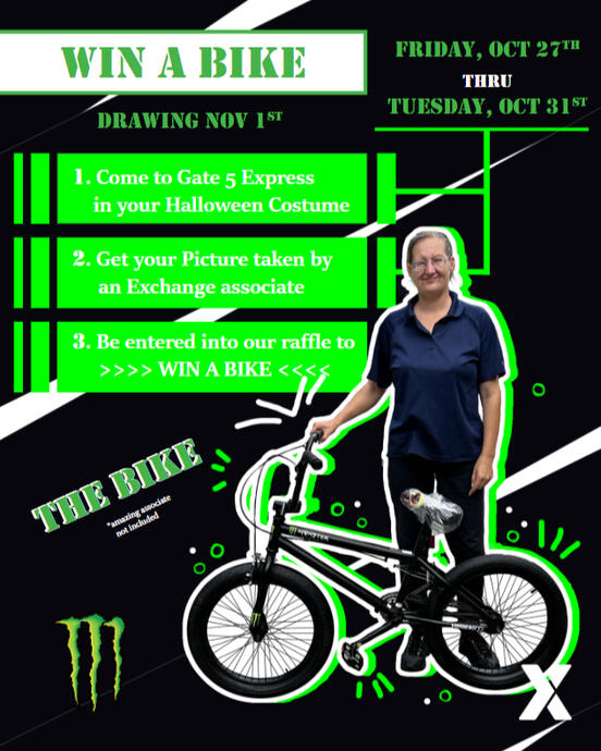 Monster Raffle Poster | Photoshop